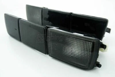 2X Clignotant Avant + Cache Noir Pour VW GOLF 3 III MK3 / Vento 1991-99 - Bild 1 von 2