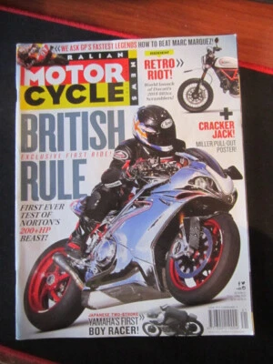 MAGAZINE MOTORCYCLE AUSTRALIAN MOTOR CYCLE NEWS VOL. 68 NO. 21  ** MUST SEE ** - Image 1 of 2