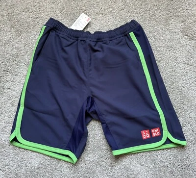 Uniqlo tennis shorts Sz M dark Navy Federer - Image 1 of 3
