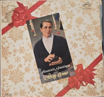 perry como record christmas seasons greetings LP RCA mono - Image 1 of 4