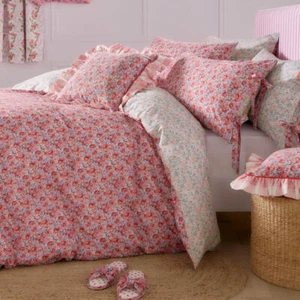 Cath Kidston Ditsy Archive Bedding 100% Cotton Percale Duvet Cover Set in Pink - Picture 1 of 11