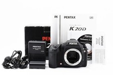 PENTAX K20D 14.6MP Digital SLR Camera Black Body w/box [Exc+++] Japan #A246