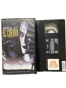 Videovisa The Crow Mexican Spanish Subtitles Vhs 1994 Brandon Lee RARE - Picture 1 of 3