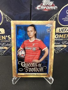 Franziska Kett Rookie Queens Of Football Topps Sapphire Women UCL 2023
