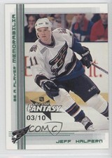 2000 ITG Be A Player Memorabilia Emerald All-Star Fantasy /10 Jeff Halpern #365