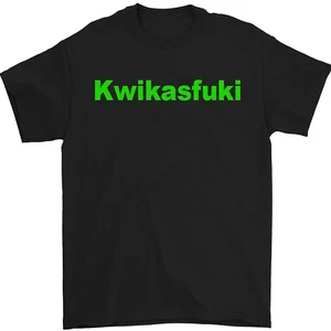 Kwikasfuki Superbike lustiges Biker Motorrad Herren T-Shirt 100% Baumwolle - Bild 1 von 28