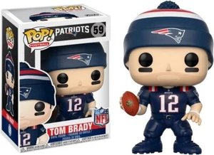 Funko POP! Tom Brady 59 NFL Modellino calcio New England Patriots colore corsa - Foto 1 di 1