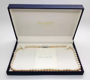 Mikimoto Sea Magic Cultured Pearl Necklace 18.5" w/ Original Box - Picture 1 of 19