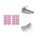  10 X Stage Fake Eyelashes Art Artificial Natural False Miss With Diamond