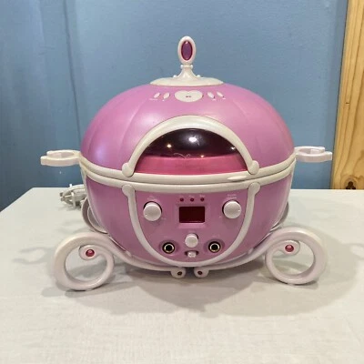 Disney Sing Along Cinderella CD Boom Box - Pink - No Microphone - Tested - Image 1 of 4