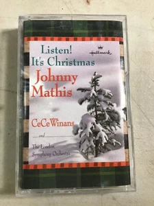 Listen! It’s Christmas Johnny Mathis Ce Ce Winans London Symphony Cassette Tape - Picture 1 of 7