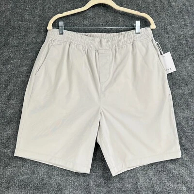 Pantalones Cortos Chinos Five Four Los Angeles FF LA Para Hombres L Newport Caqui Gris Claro Pull On Foto 1 de 4