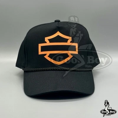 Gorra Harley Davidson Trucker Vintage Retro Cuerda Gorra Motociclista Motocicleta Foto 1 de 4