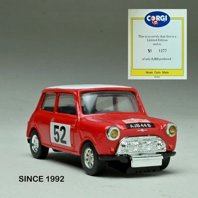 Corgi Die-Cast Model Car (No. 81382) No. 52 Mini Cooper – Monte Carlo Winner - Image 1 of 4