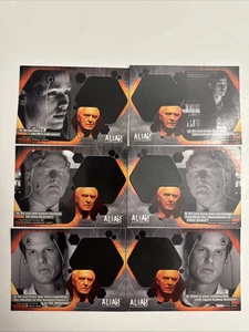 Alias Season 1 Double Agent Files Insert Card Set D1-D6 - Picture 1 of 9