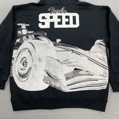 Мужская толстовка с капюшоном Formula 1 x Pacsun средний размер черный пуловер Turbo Speed Racing F1 - Изображение 1 из 4