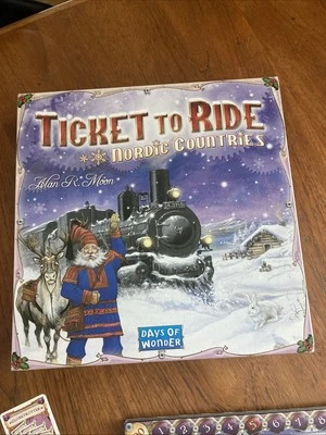 Days of Wonder Ticket to Ride Nordic Countries Board Game, Complete - Image 1 of 4