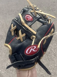 Rawlings Youth Baseball Leather Glove 10.5" Highlight H105IB RHT Infield Pro Web - Picture 1 of 19