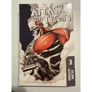 Attack on Titan Manga Band 3 Hajime Isayama Kodansha Comics Graphic Novel - Bild 1 von 4