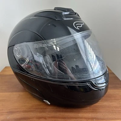 Casco de moto Fulmer M1 talla 2XL negro cara completa con correa Foto 1 de 4