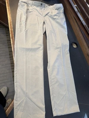 Calça masculina de golfe Dunning Performance 35x32, bege, elástica - Imagem 1 de 4