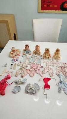 Vg 批量 Ginnette 娃娃 8 英寸时尚服装 — 第 1/4 张图片