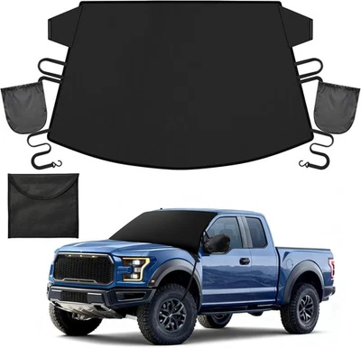 Чехол на лобовое стекло для льда и снега сверхпрочный 600D оксфордская ткань магнитные ветровки - Изображение 1 из 4