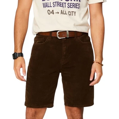 Rusty Brown Corduroy Shorts Men's Size 29 Stretch Surf Skate Casual Retro Y2K - Image 1 of 4