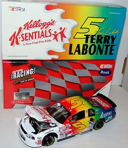 99 Terry Labonte #5 Kellogg's K-Sentials Action RCCA 1:24 Limited Edition Bank - Picture 1 of 5