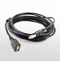 5M USB 2.0 Extension Cable Extender Lead A Male Plug to Female Socket 
