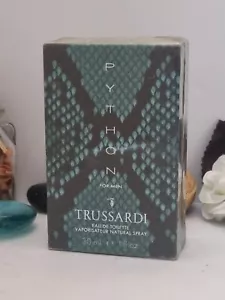 Python Uomo Trussardi Eau De Toilette 30ml Spray, Vintage. - Foto 1 di 4