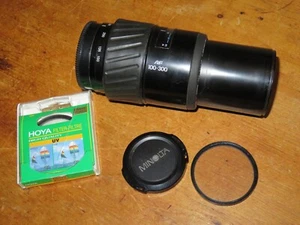 Minolta AF 100-300 F4.5-5.6 Zoom Lens For Sony A-Mount cameras with bonus filter - Picture 1 of 9