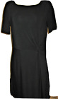 White House Black Market Black Side Ruched "Little Black Sheath Dress    Sz S