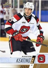 17/18 UPPER DECK CHL #144 AUSTEN KEATING OTTAWA 67s *48680