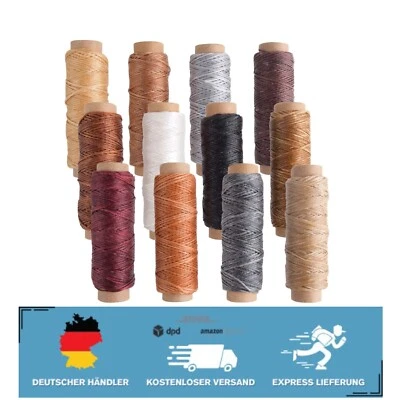Strapazierfähiger 12er Set Wachsfaden für  & DIY – 392 Yards Inklusive - Bild 1 von 2