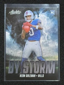 Keon Coleman (RC) 2024 Panini Absolute - By Storm #BS-KCN Buffalo BILLS - Picture 1 of 4