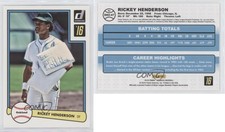 2016 Panini Donruss 1982 Design Rickey Henderson #D82-47 HOF