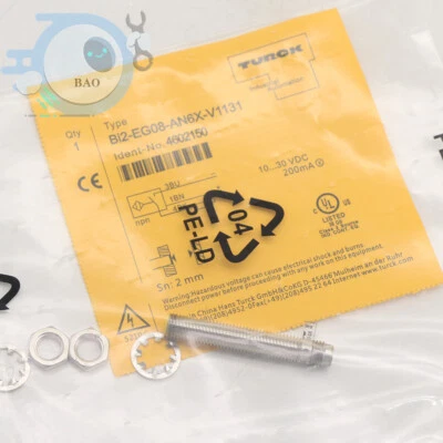TURCK Bi2-EG08-AN6X-V1131 4602150 Inductive sensor NPN 1PCS NEW - Image 1 of 3