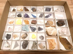 Mineralien/Mineraliensammlung - Konvolut/Lot/Flat/Kiste/Karton 10 - Bild 1 von 1