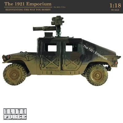 1:18 Scale Blue Box Toys BBi Elite Force Woodland US Army M1025 Humvee / Hummer - Image 1 of 4