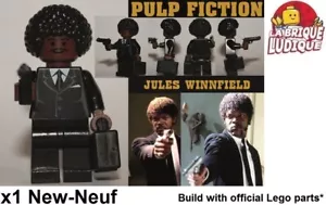 Lego Figurine Custom Pulp Fiction Jules Winnfield by La Brique Ludique NEUF - Imagen 1 de 1