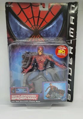 Marvel Serie 1 Battle Ravaged Spider-Man (Toy Biz, 2001) *Nuevo Foto 1 de 4