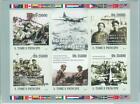M1611 - S TOME & PRINCIPE - 2010 IMPERF stamp SHEET: Korean War, Airplanes Mao