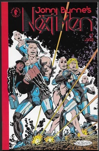 John Byrne's Next Men (1992) #1 Firmado en Persona John Byrne Cubierta en Relieve Certificado de Autenticidad - Imagen 1 de 4