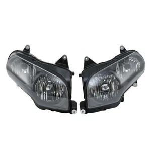 Black Front Headlight Assembly Fit For 2001-2017 Honda Goldwing 1800 GL1800 F6B - Picture 1 of 9
