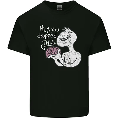 U Dropped Your Brain Sarcastic Stupid Dumm Herren T-Shirt aus leichter Baumwolle - Bild 1 von 4