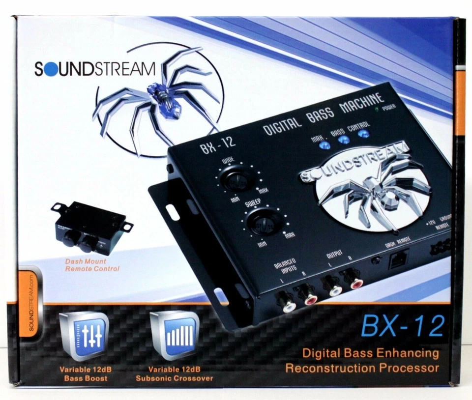 SOUNDSTREAM BX-12 BASS BOOST RECONSTRUCTION PROCESSOR EPICENTER EPICENTRO - Image 1 of 2
