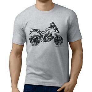 JL Illustration For A Ducati Multistrada 1200 DVT 2015 Motorbike Fan T-shirt