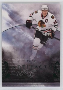 2010-11 Upper Deck Artifacts Star Emerald /50 Jonathan Toews #158
