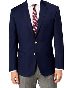 Blazer lana 46L Ralph Lauren vestibilità classica blu navy ottone bottoni metallo ottimo - Foto 1 di 23